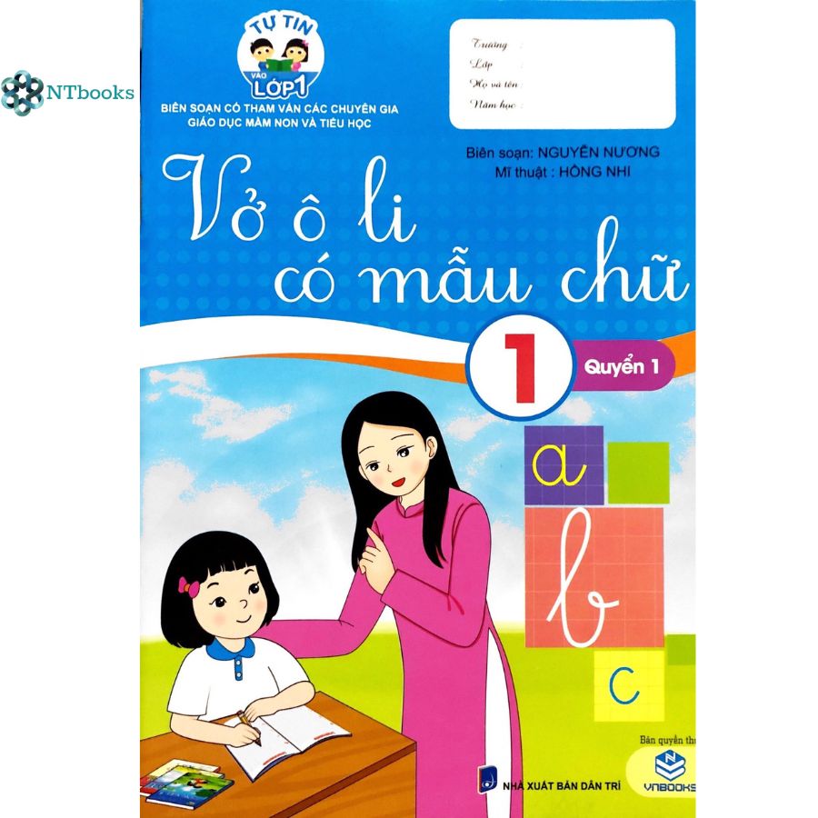 Sách Vở ô li có mẫu chữ 1 - Quyển 1