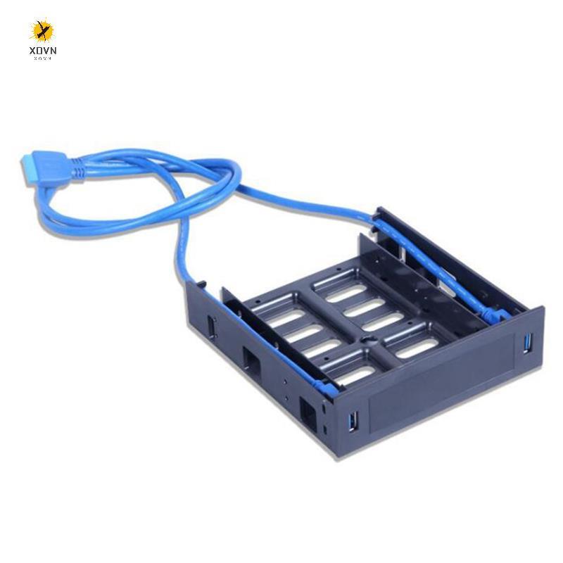 Khay Đựng Ổ Đĩa Mềm 2 X USB 3.0 3.5Inch / HDD / 2.5Inch SSD / HDD Sang 5.25
