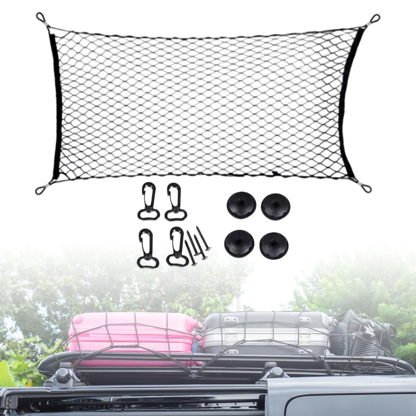 Car Cargo Net Car Rear Cargo Net Car Trunk Cargo Net Stretchable  Storage Net Storage Pouch for Vehicle Trucks SUV Car