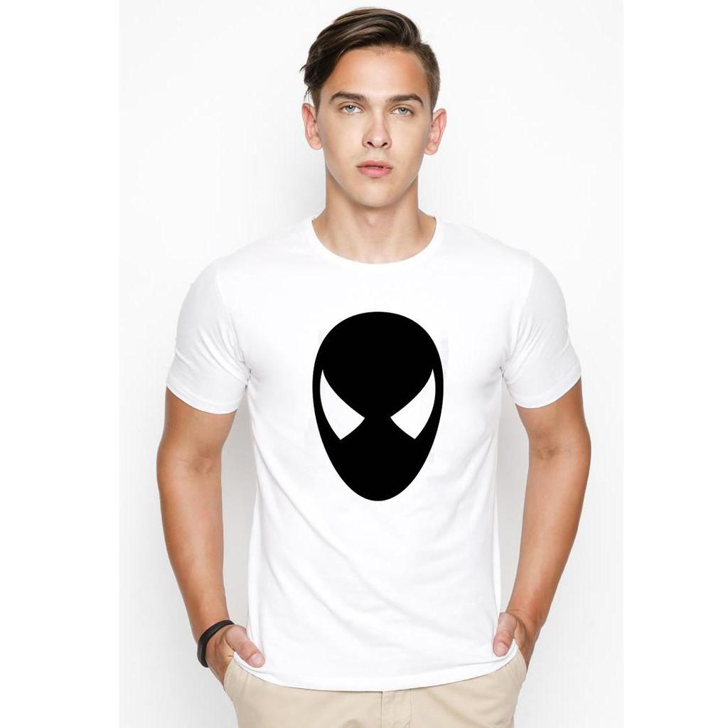 Áo thun nam in hình mặt nạ Spiderman