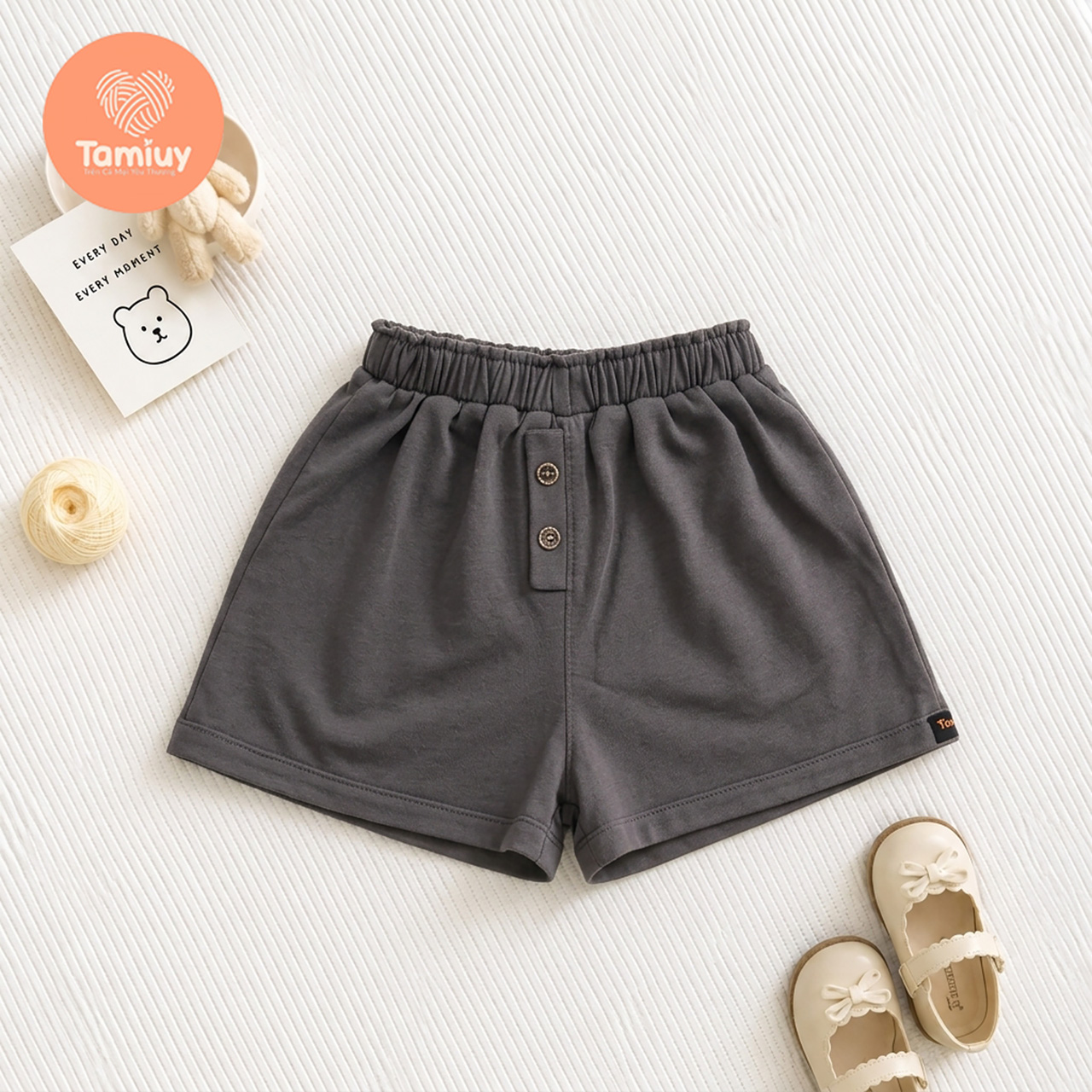 TAMIUY - Quần Short Thun Bé Gái Basic Big Size (10-50 kg)
