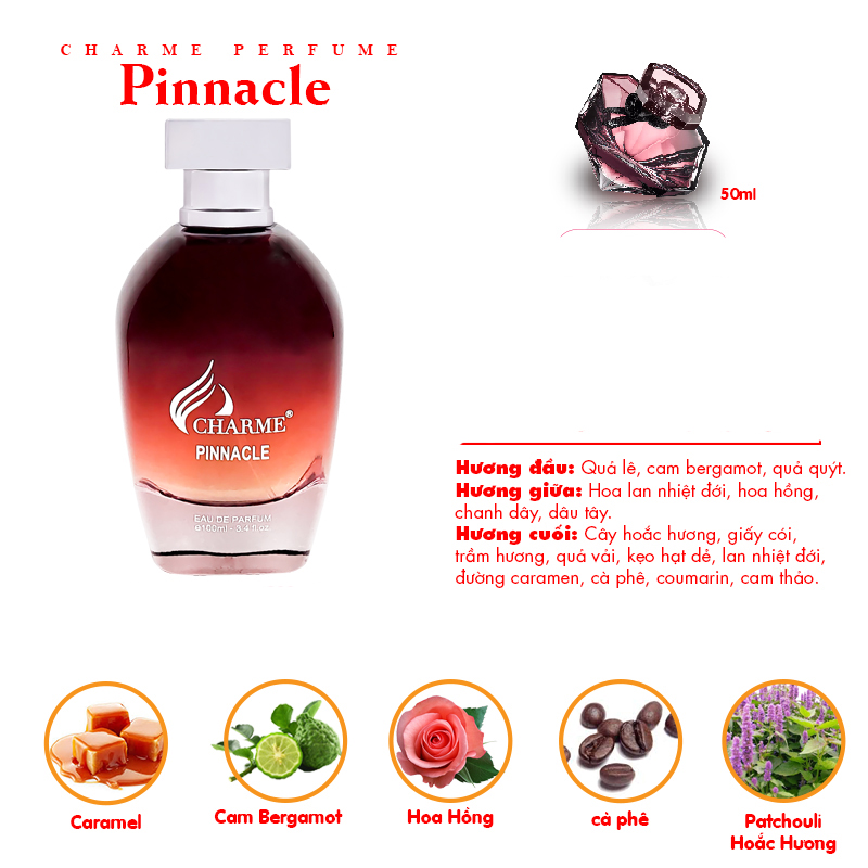 Nước Hoa Nữ Charme Pinnacle 100ml