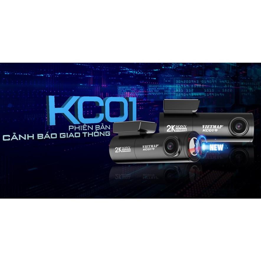 VIETMAP KC01 v.2 Camera hành trình Cảnh Báo Giao Thông ver 2.0 Cảm biến 2K Sony Starvis - Hàng chính hãng