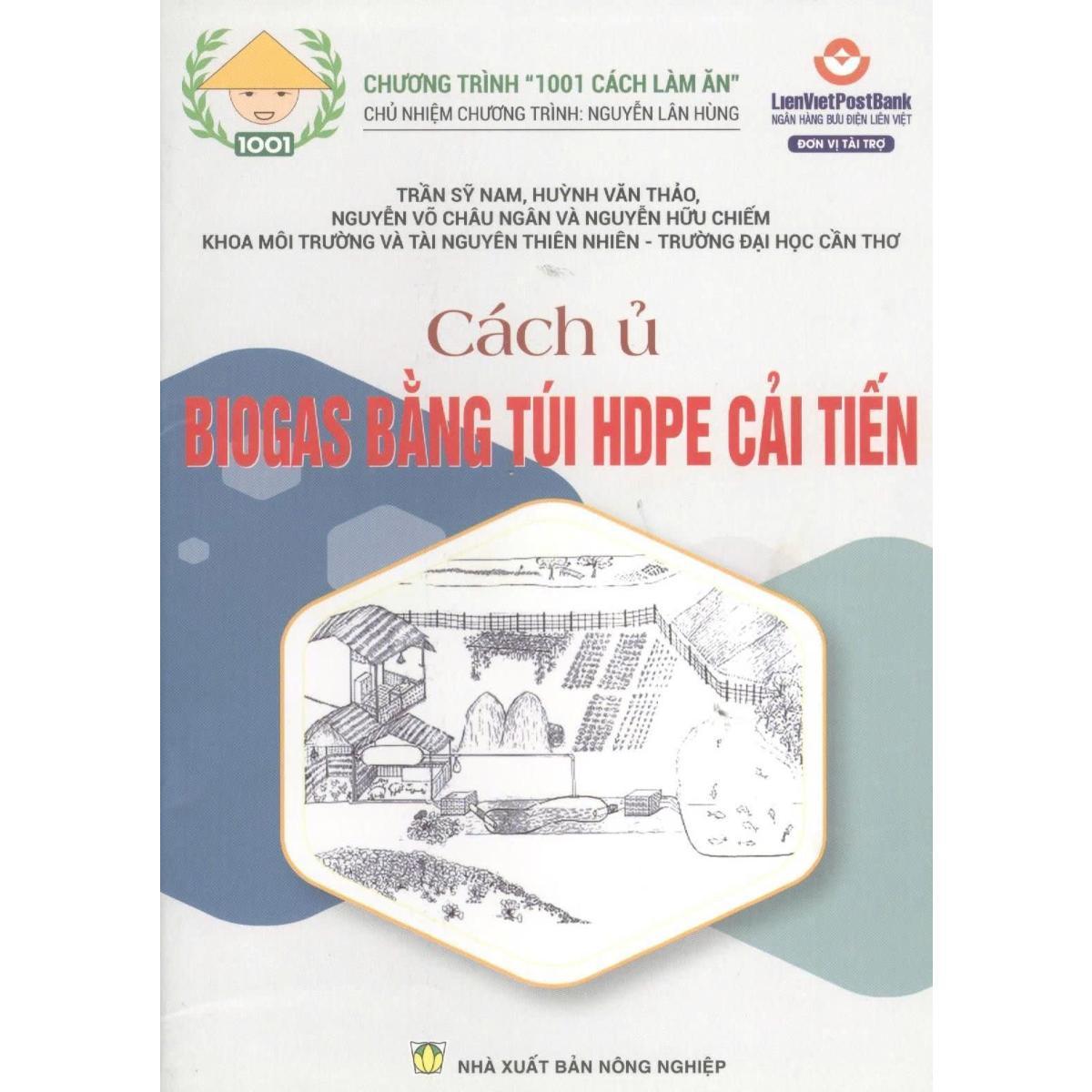 Sách - Cách Ủ Biogas Bằng Túi HDPE Cải Tiến - NXB Nông Nghiệp