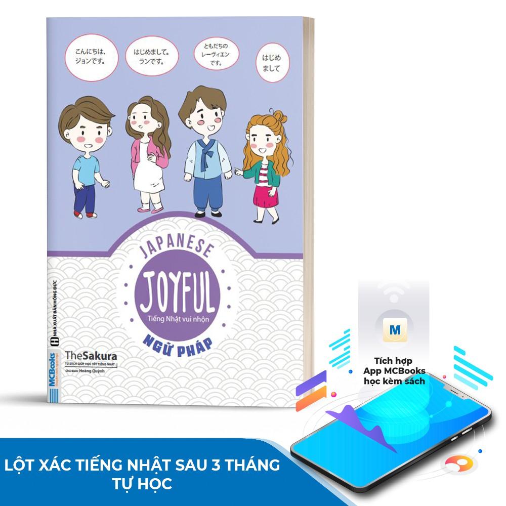 Sách - Joyful Japanese Grammar - Tiếng Nhật Vui Nhộn Phần Ngữ Pháp  - Cho Người Tự Học Cấp Tốc ( tặng kèm bookmark sáng tạo )