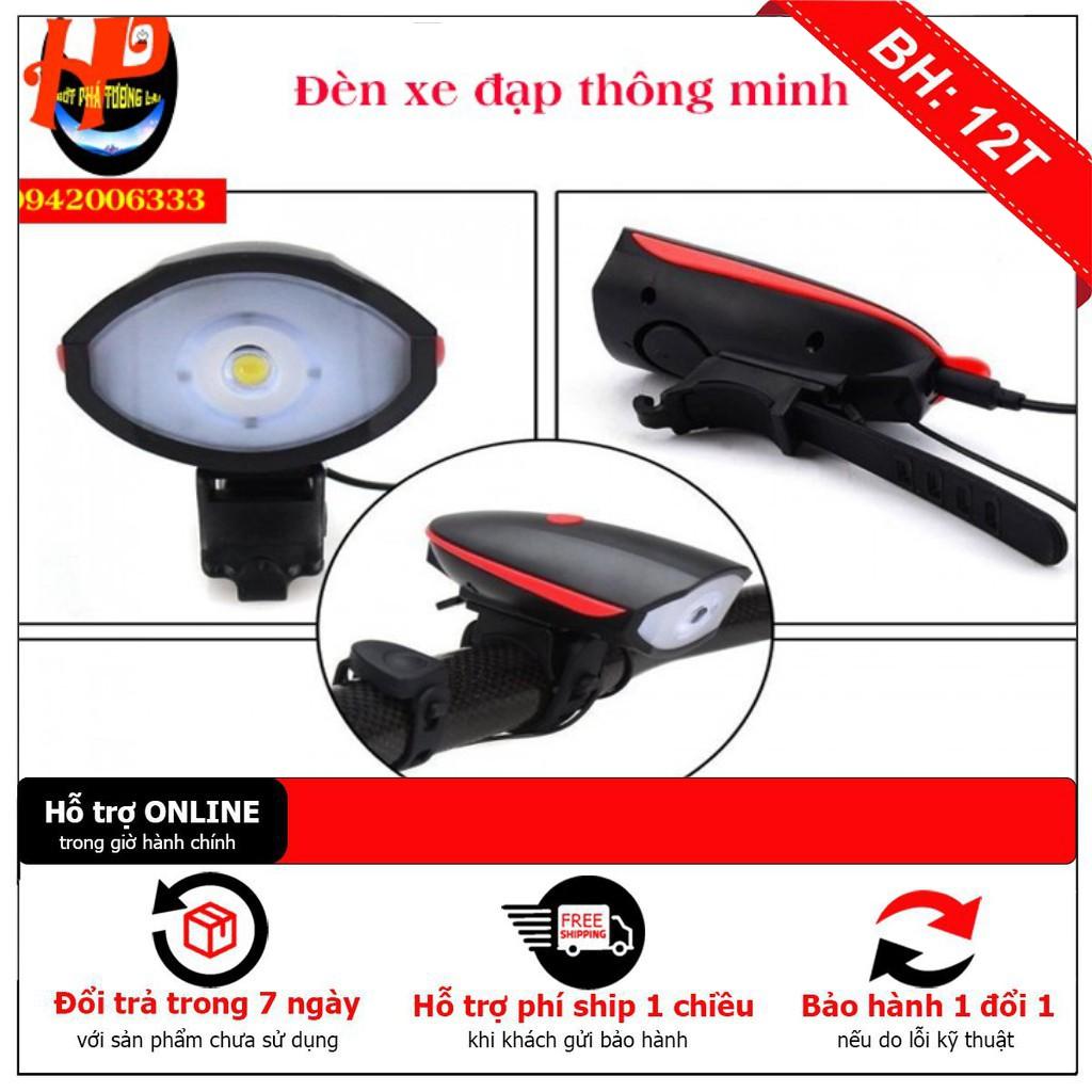 Đèn pin đi xe đạp ,dung lượng pin 1.200 mAh - pin LI-ION 3.7V sang liên lục 6 giờ có nhiều chế độ sáng