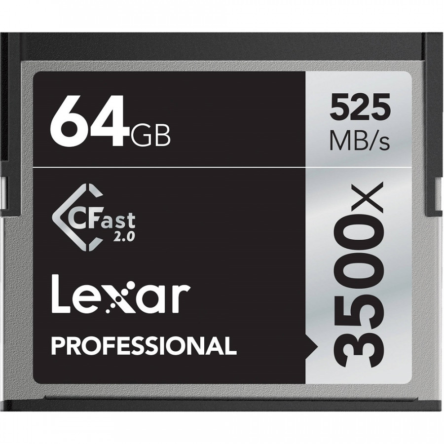 Thẻ nhớ máy ảnh CFast Lexar 64GB 3500X 525MB/s - Hàng chính hãng