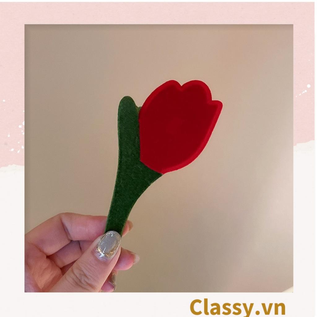 Kẹp càng cua Classy  bông hồng độc đáo, dễ tạo kiểu, không gây rụng tóc PK1579