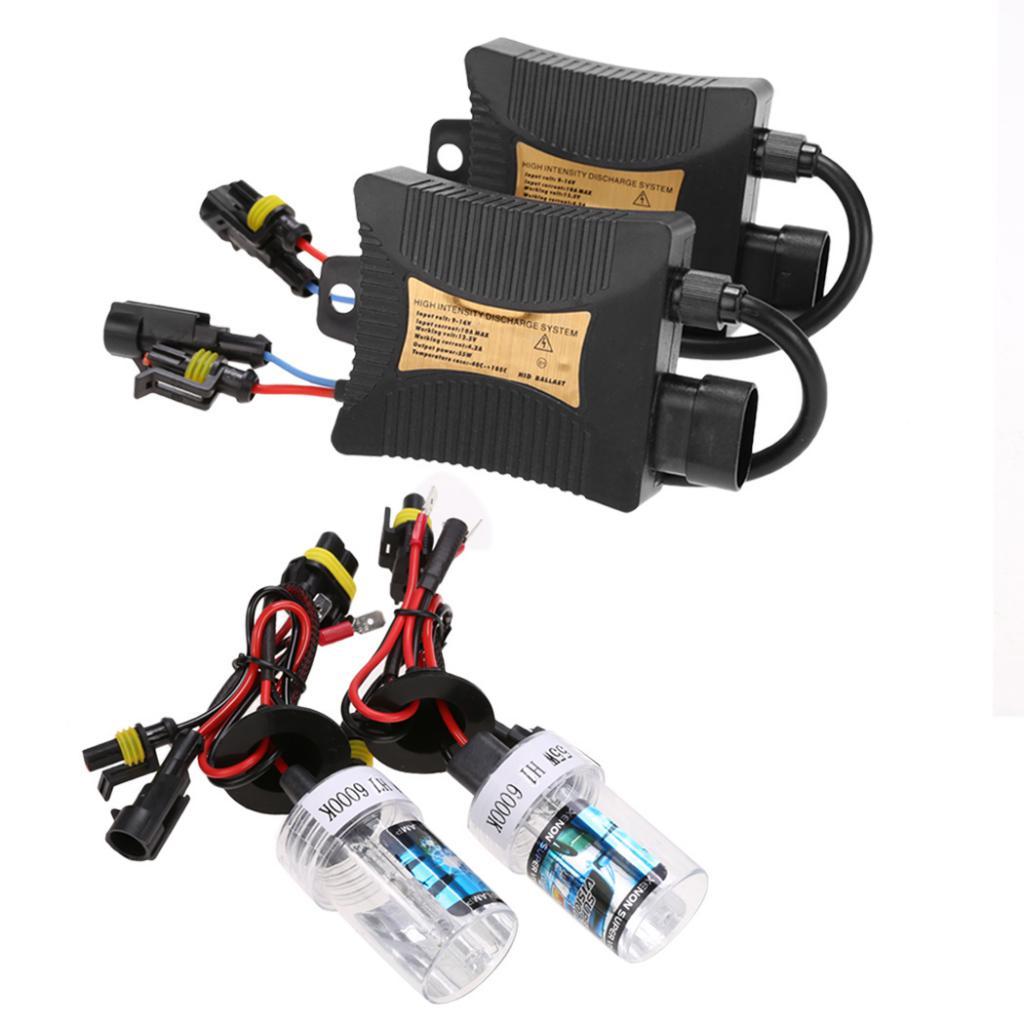 6000K 55W Xenon Conversion Headlight Kit