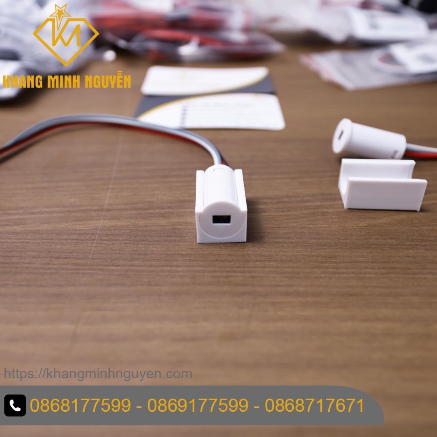 Cảm biến 1 cánh tủ - Bộ công tắc cảm biến đèn led 12V đóng mở tủ quần áo 1 cánh