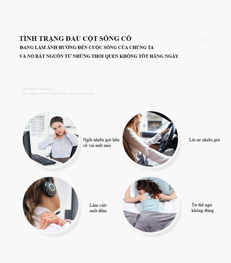 Máy Massage Toàn Thân mini K-SKIN KD819, Giảm Đau Mỏi Vai Gáy, Cột Sống Cổ, Cột Sông Lưng, Giảm Đau Cơ Căng Cơ - Hàng Chính Hãng