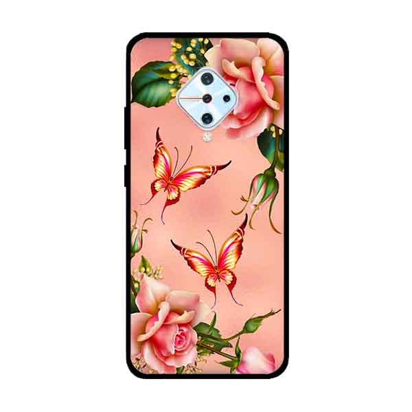 Ốp Lưng in cho Vivo S1 Pro/ Vivo V17 Mẫu Hoa Hồng 2 - Hàng Chính Hãng