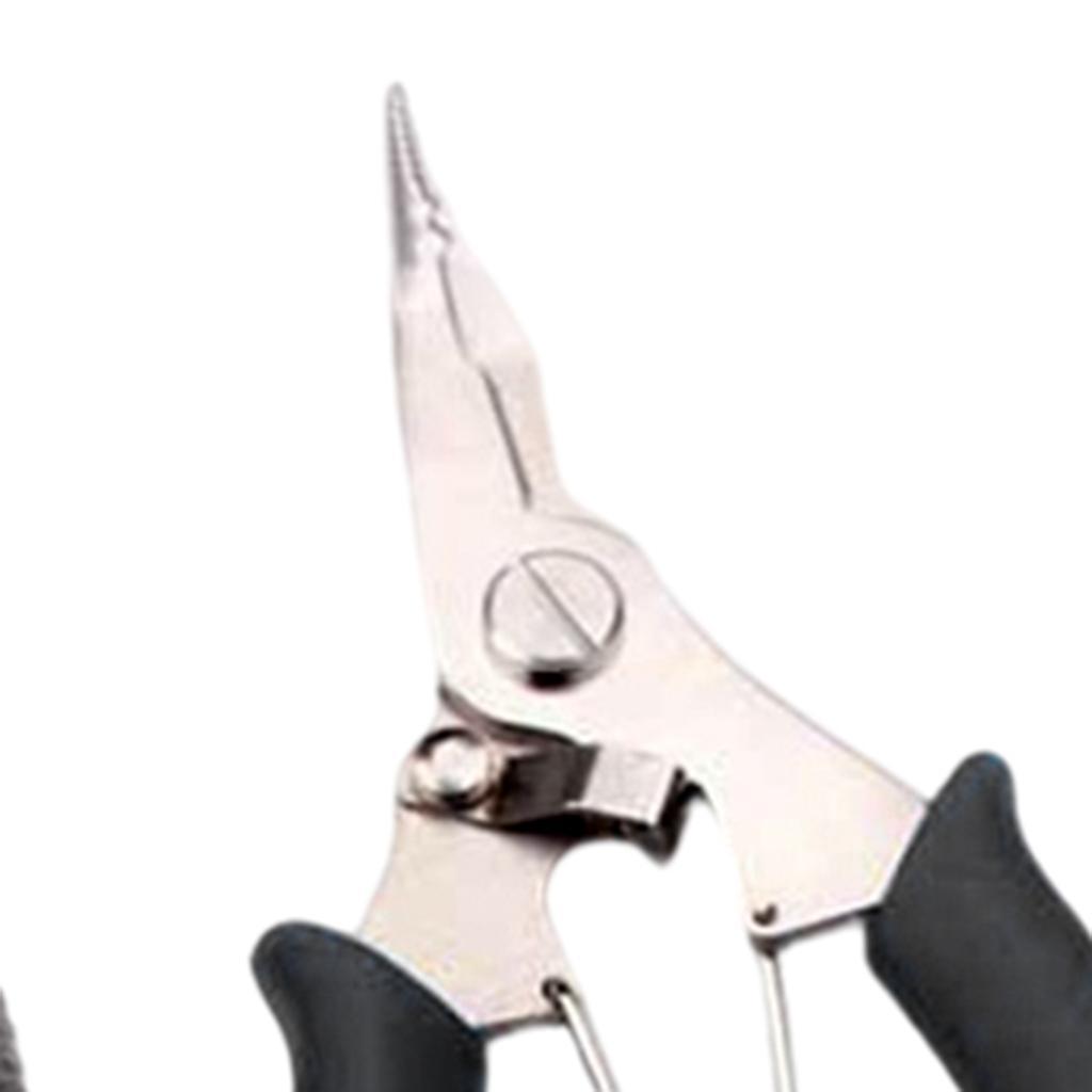 Fishing Pliers Cutter Fish Lip Hook Remover Tool with Lanyard Saltwater Fishing Equipment Multifunctional