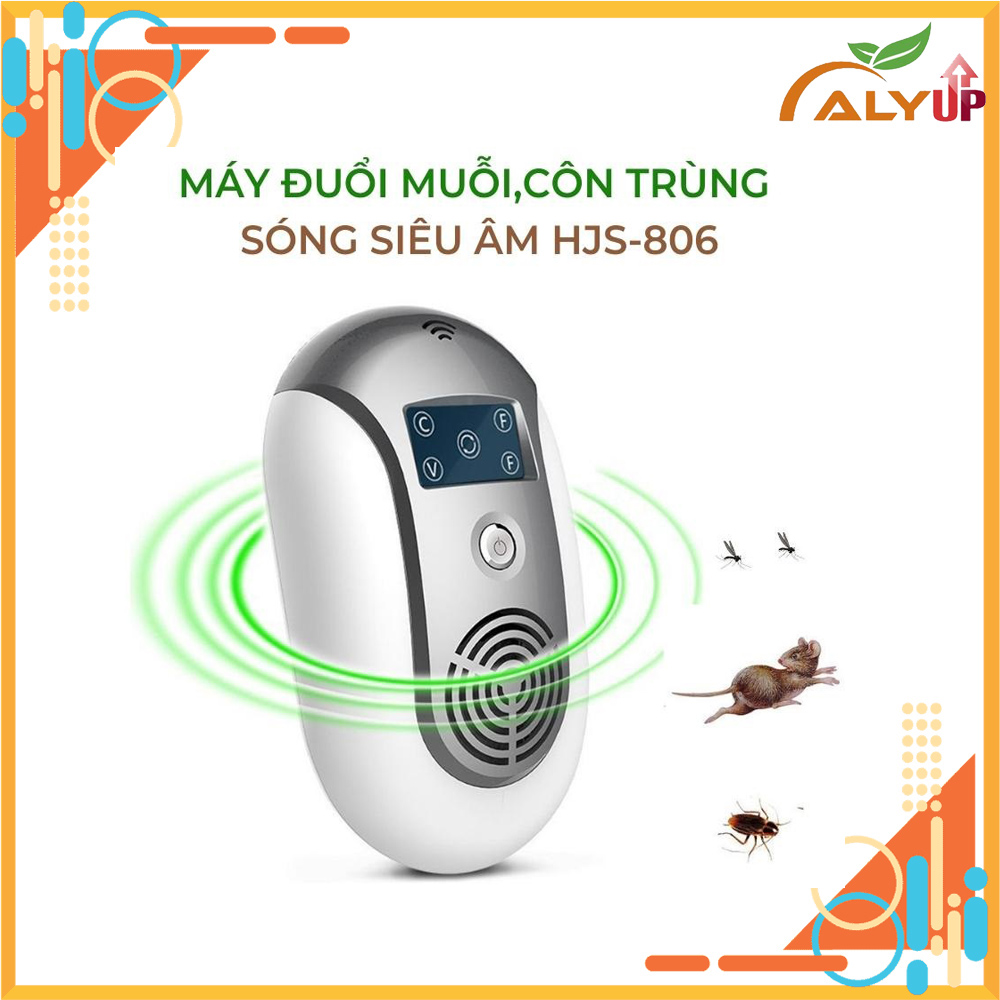 Máy Đuổi Côn Trùng Sóng Siêu Âm Chính Hãng ALYUP - Đuổi Được Đa Số Côn Trùng,Bò Sát,... - Diện Tích Khoảng 100m2