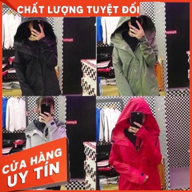 Áo Khoác Dù màu trơn, Áo Khoác Dù unisex form dễ mặc