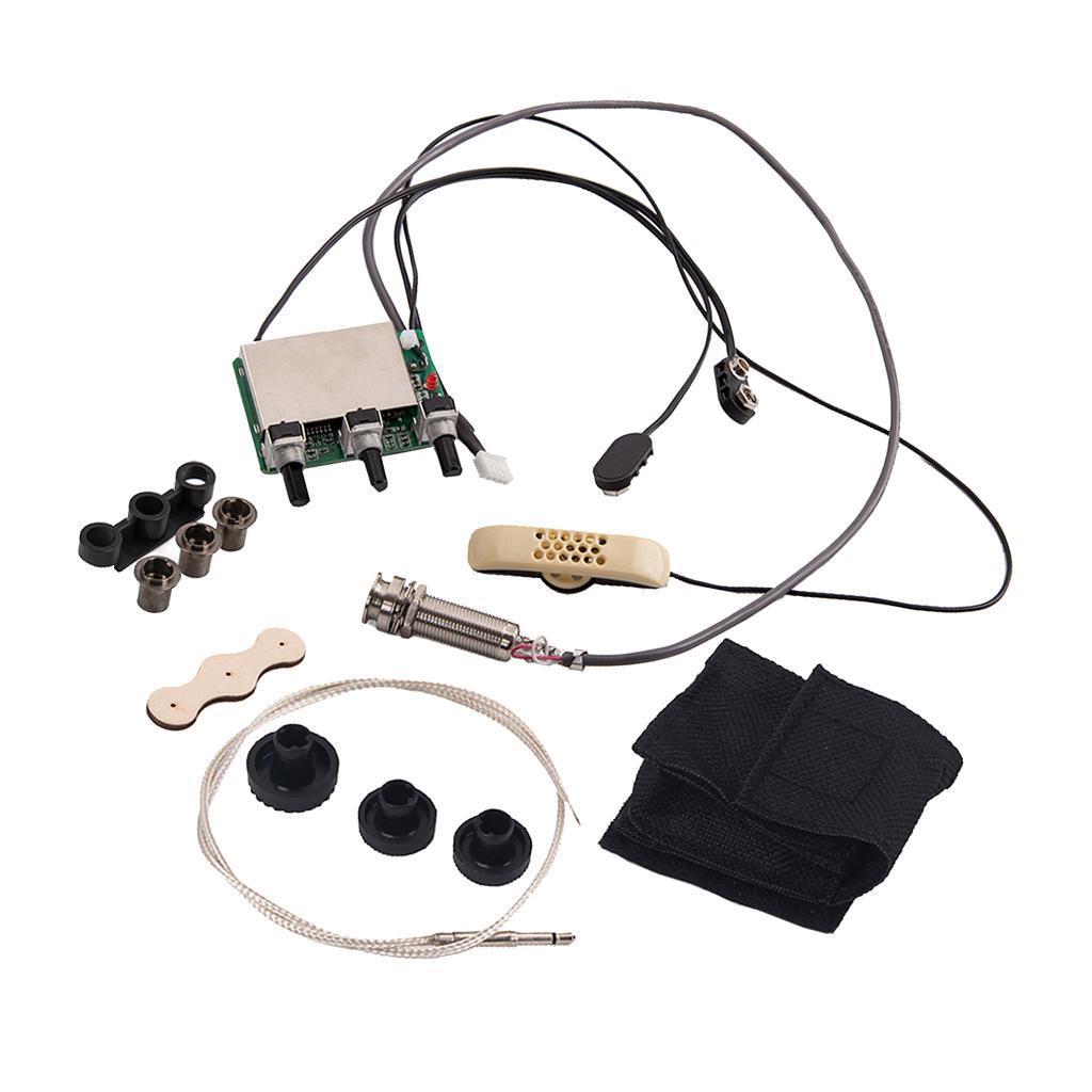 Acoustic Guitar Pickups Active Piezo Pickup EQ Electronic Preamp System