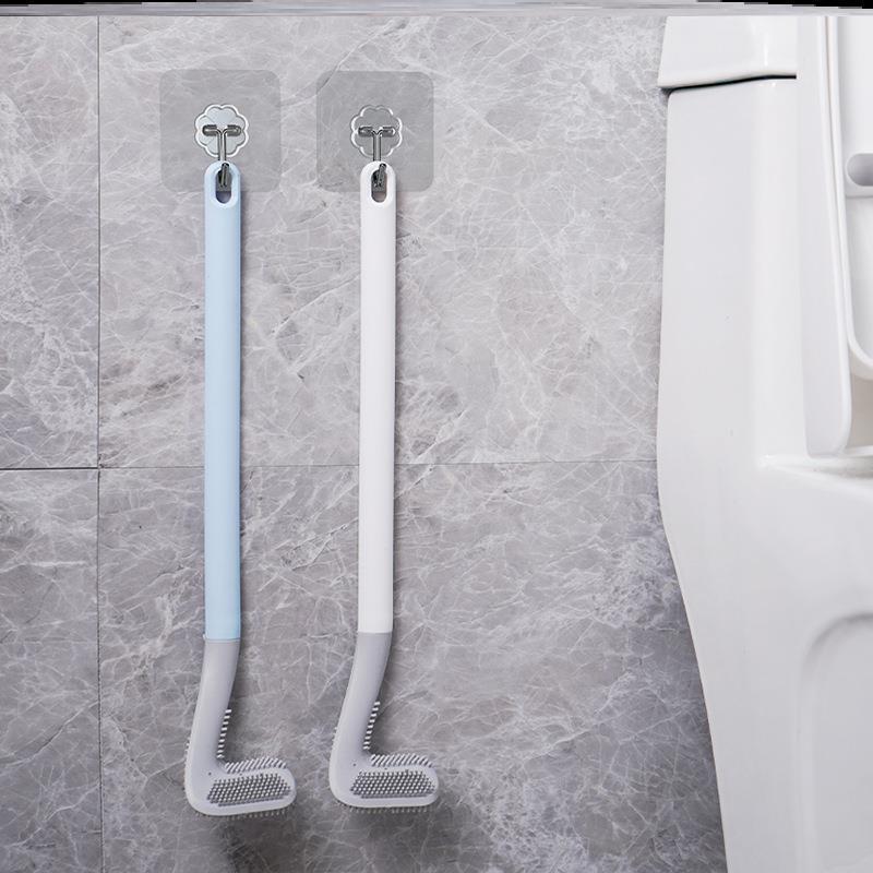 Chổi silicon cọ nhà vệ sinh - Cọ toilet hình gậy golf siêu sạch, sử dụng tiện lợi GD172