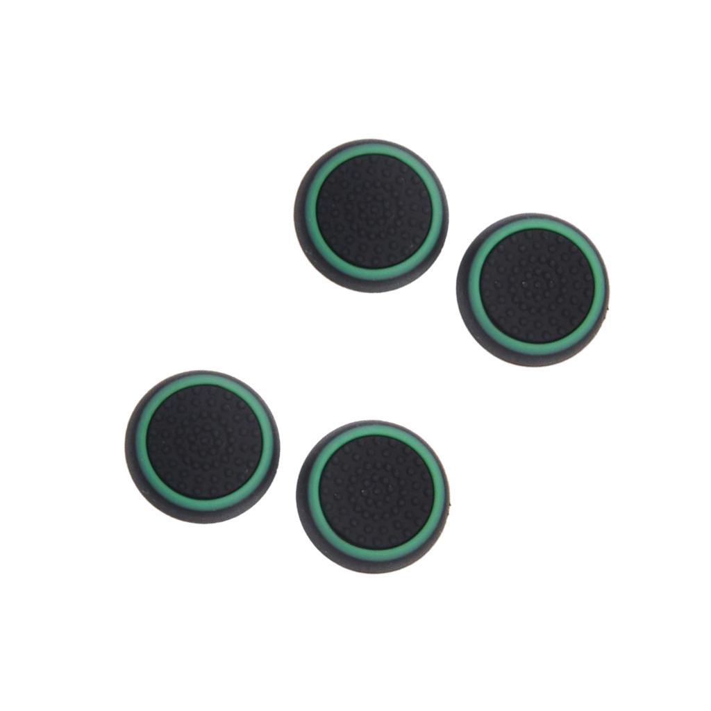 2 Pair Game Joystick Thumbstick Caps for Sony PlayStation 4 PS4 Controller