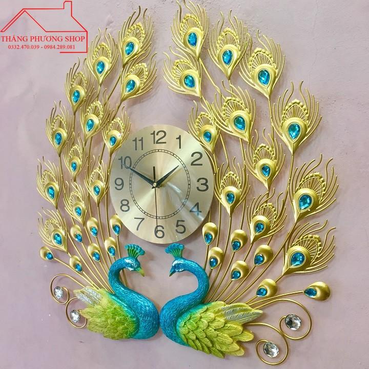 Đồng Hồ Trang Trí Chim Công Uyên Ương TP-029Y