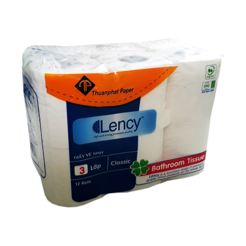 Giấy vệ sinh cao cấp LENCY