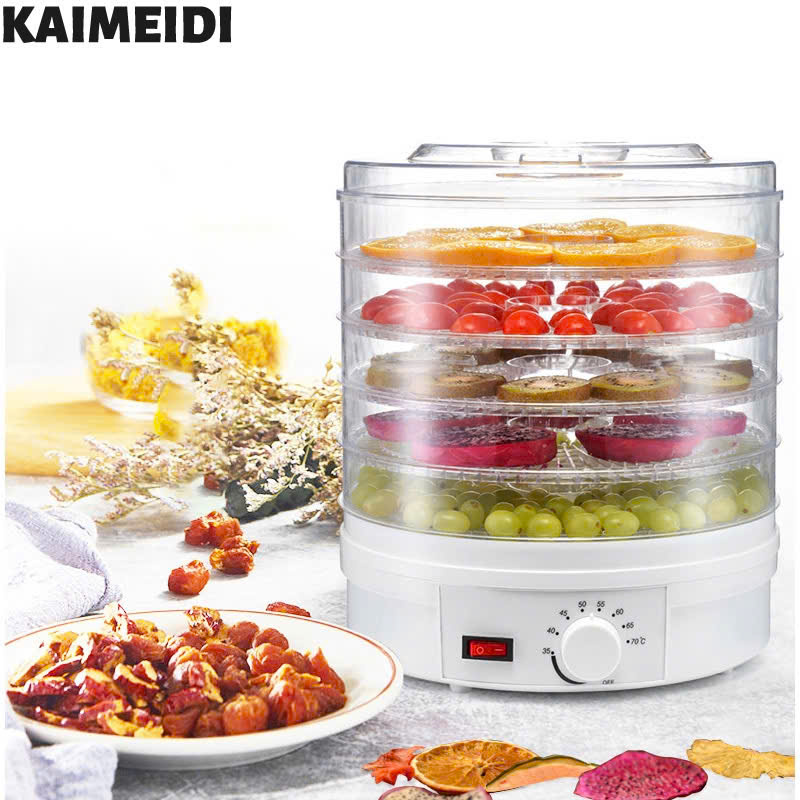 Máy sấy thực phẩm gia đình sấy khô siêu nhanh sấy hoa quả thịt cá tôm mực cực tiện.