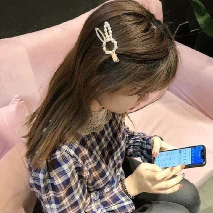 Set 20 kẹp tóc ngọc trai phong cách Hàn Quốc