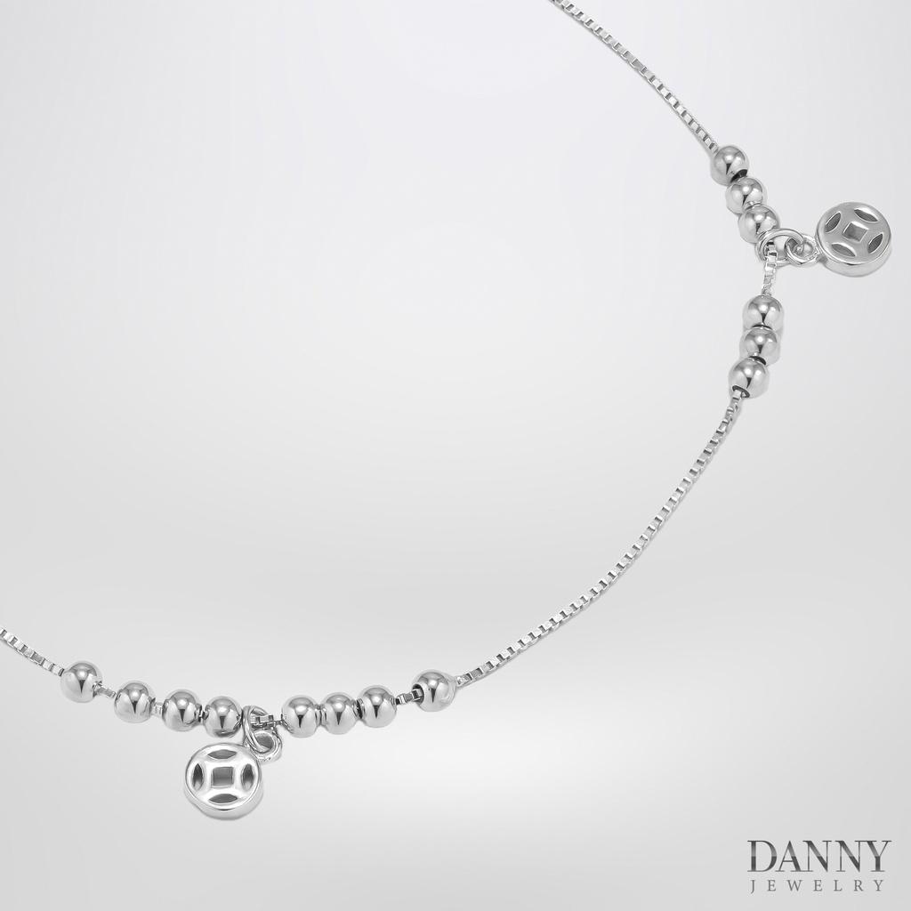 Lắc Chân Danny Jewelry Bạc 925 Xi Rhodium Hoạ tiết LACY134