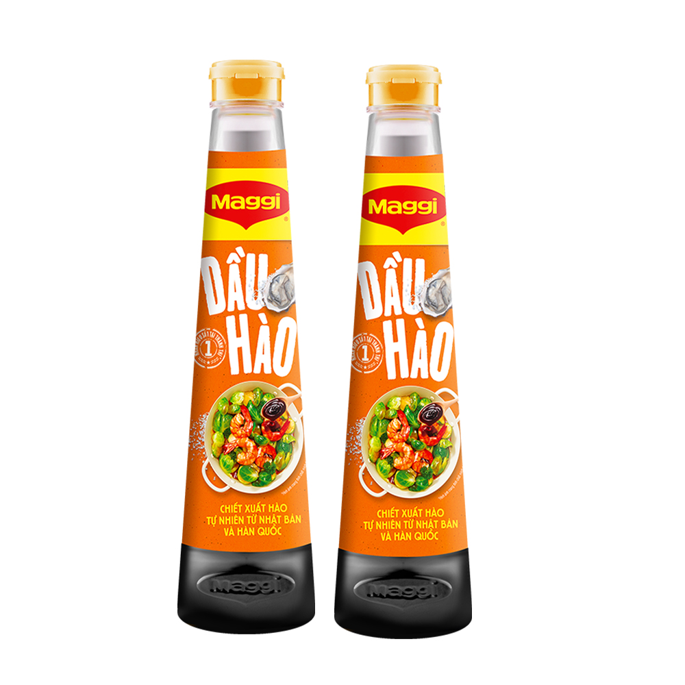 Combo 2 dầu hào Maggi chai 820g - [Tặng thố thuỷ tinh 1.8L]