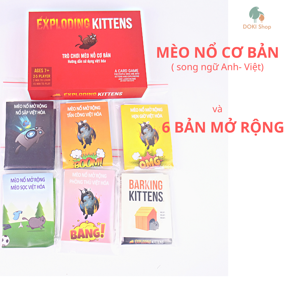 Bài Mèo nổ Việt Hóa và 6 bản mở rộng
