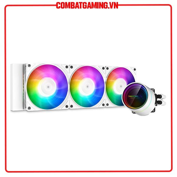 Tản Nhiệt Nước AIO DEEPCOOL Castle 360EX WH A-RGB (White) (Hỗ trợ Intel 12th) - Hàng Chính Hãng