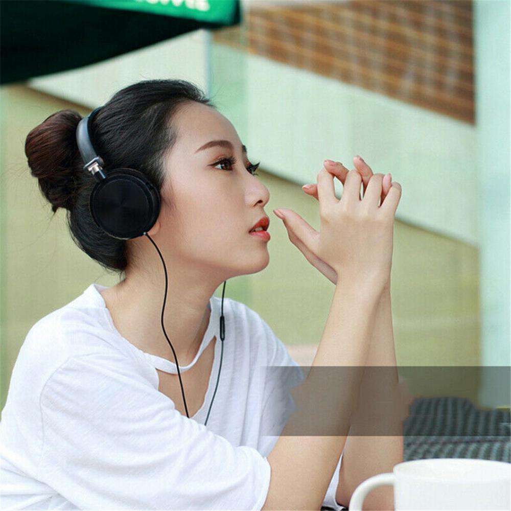 Có Dây 3.5Mm Tai Nghe Trên Tai Tai Nghe Bass Stereo Tai Nghe Chụp Tai Có Micro Dành Cho Chơi Game Điện Thoại Phụ Kiện Máy Tính Đỏ Trắng Đen