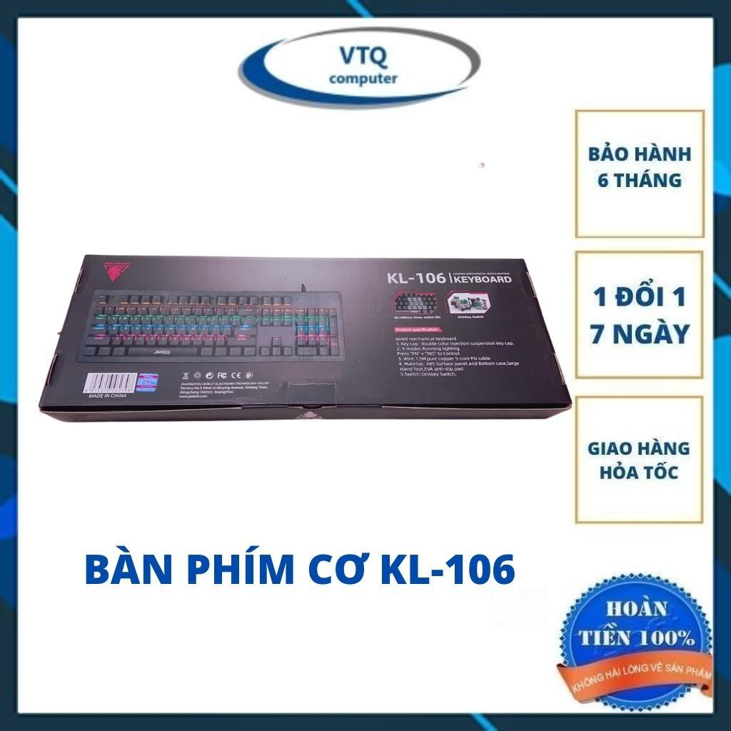 Bàn phím cơ máy tính KL-106 nhiều chế độ khác nhau chơi Game dùng văn phòng cực mượt