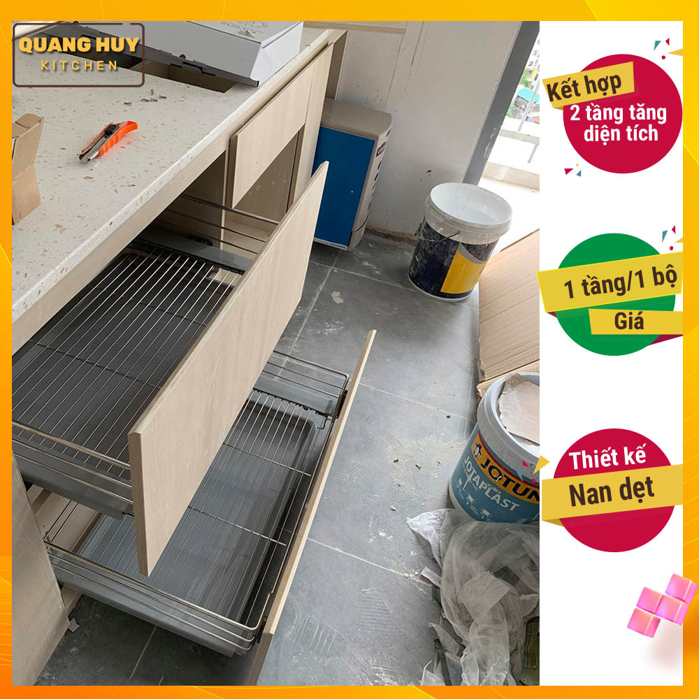 Giá xoong nồi inox 304 nan dẹt chính hãng Grob bảo hành vĩnh viễn han gỉ