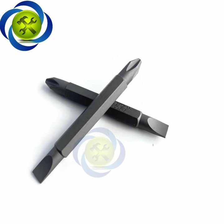 Mũi vít hai đầu dẹp + bake Kingtony 1360552P dài 60mm