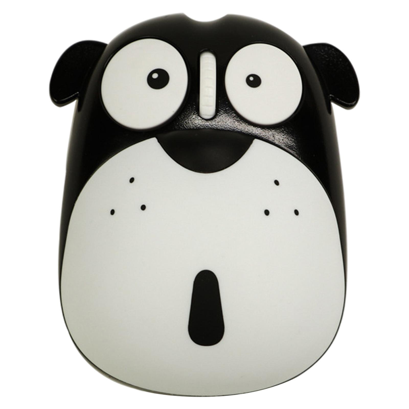 2.4G Wireless Mouse Dog Shape with USB Nano Receiver Animal for Office