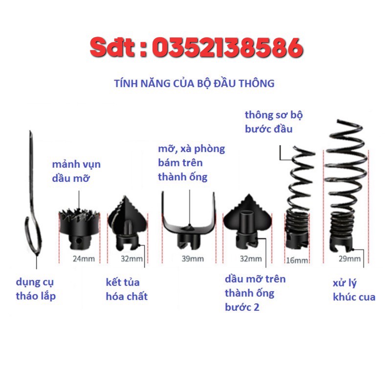 Bộ Đầu Thông Cống Phi 16