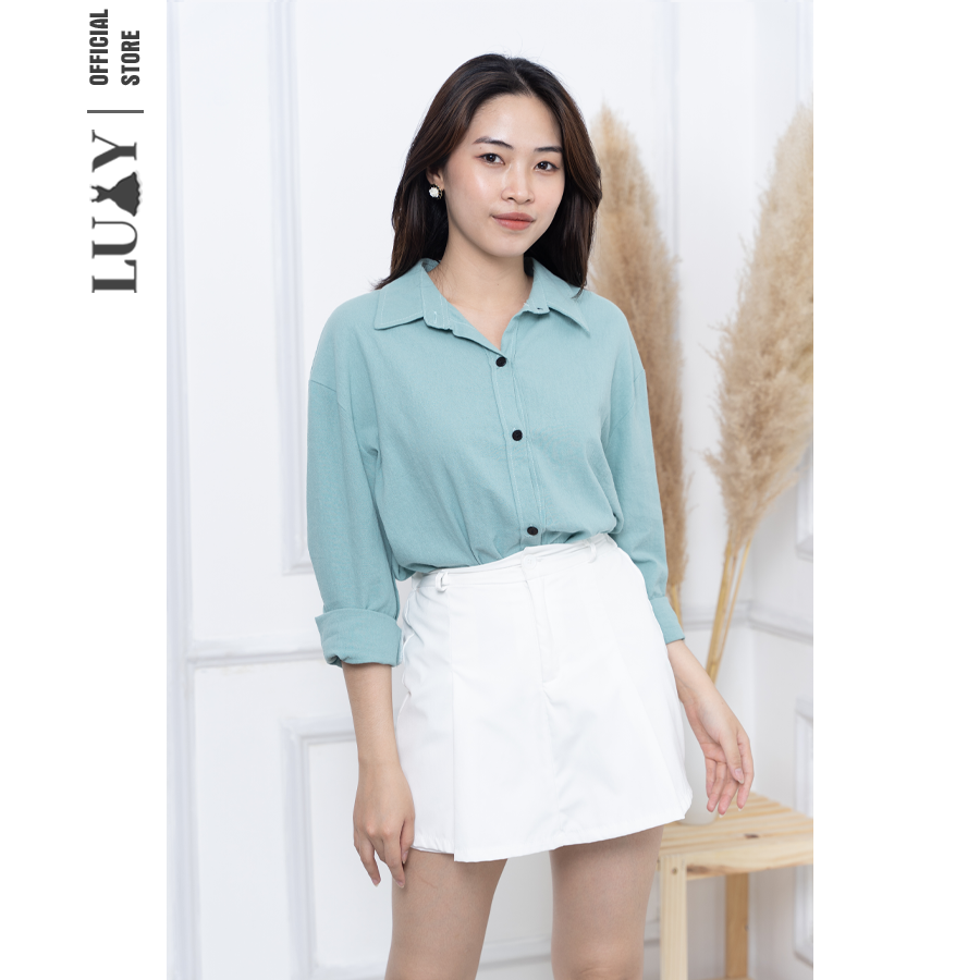 Áo sơ mi nữ dài tay LUXY SM1 đủ size từ 42kg - 65kg