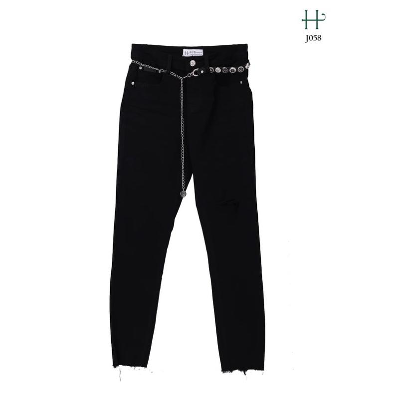 Quần Jeans đen kaki -J58