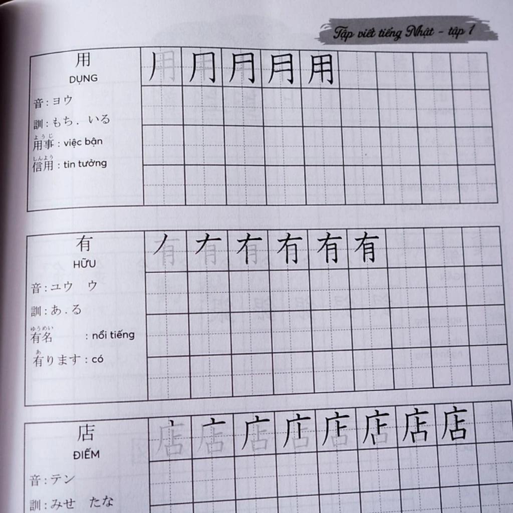 Sách - Tập Viết Tiếng Nhật Tập 1 - MCBooks