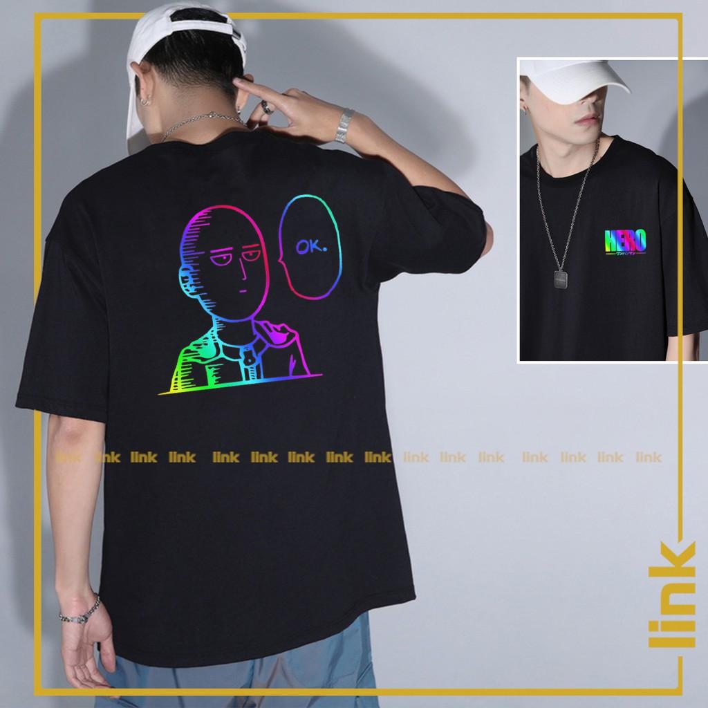 Áo thun phản quang 7 màu hình SATAIMA unisex tay lỡ
