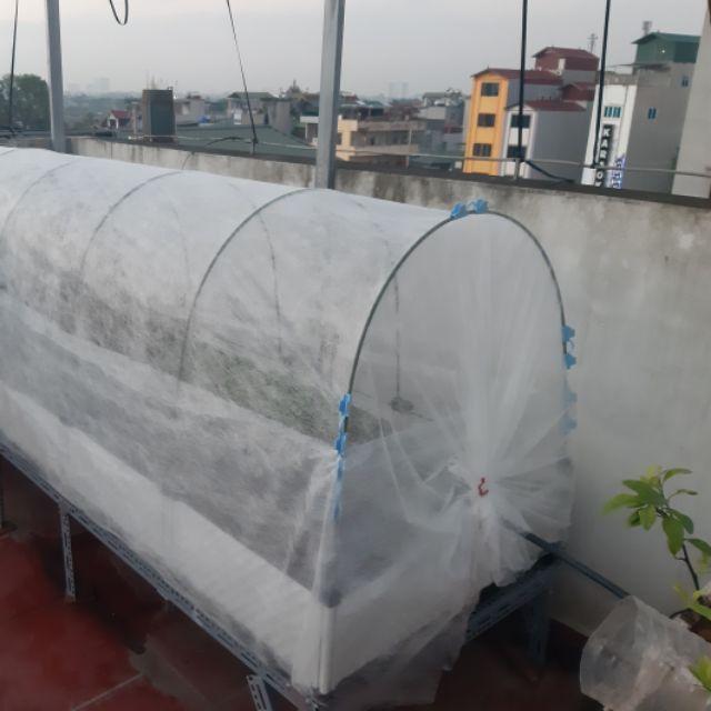 Kẹp nhựa đôi Set 10 kẹp D8mm cố định nylon, lưới cho vòm luống, giàn cây leo daim Nhật bản - lõi thép bọc nhựa