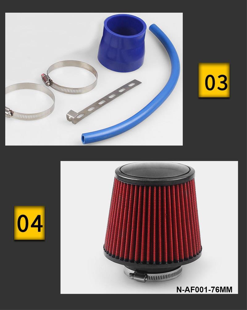 TURBO Bộ Ống Dẫn Khí 3 "76Mm Cho Xe Hơi