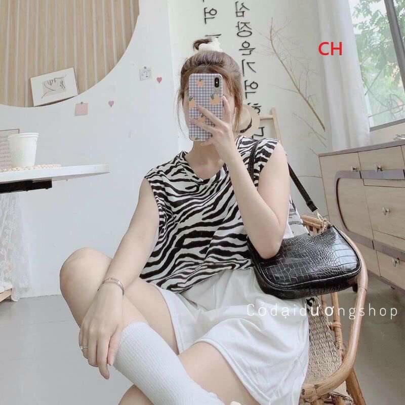 Sét áo tanktop, quần sooc tặng kèm áo quây