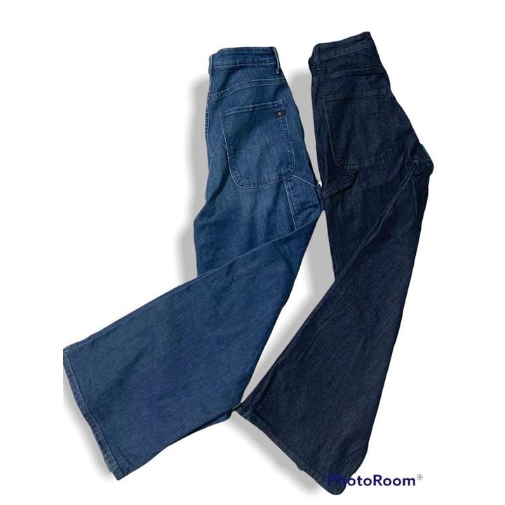 Quần jean ống rộng unisex C-17 xuất Nhật