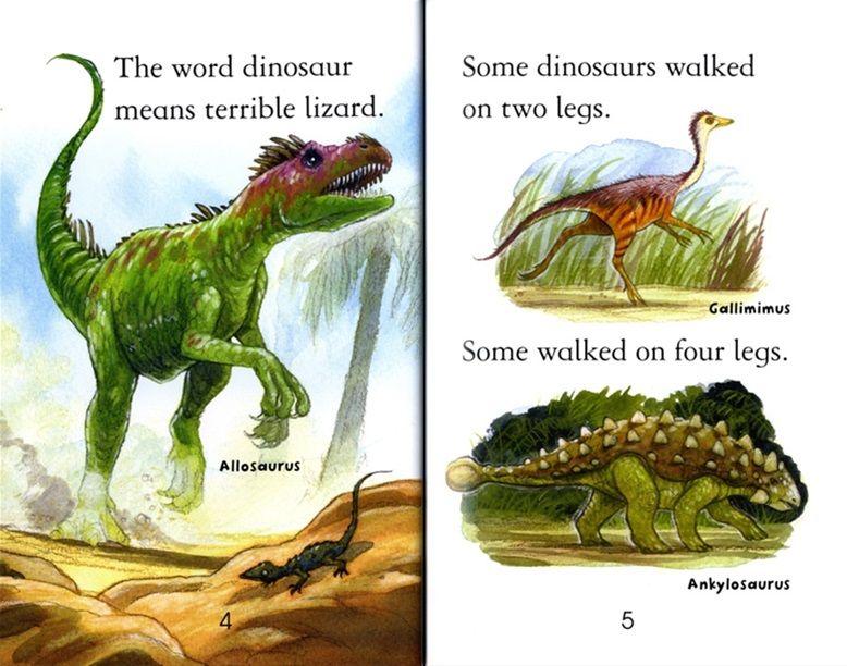 Sách - Dinosaurs by Conrad Mason (UK edition, paperback)