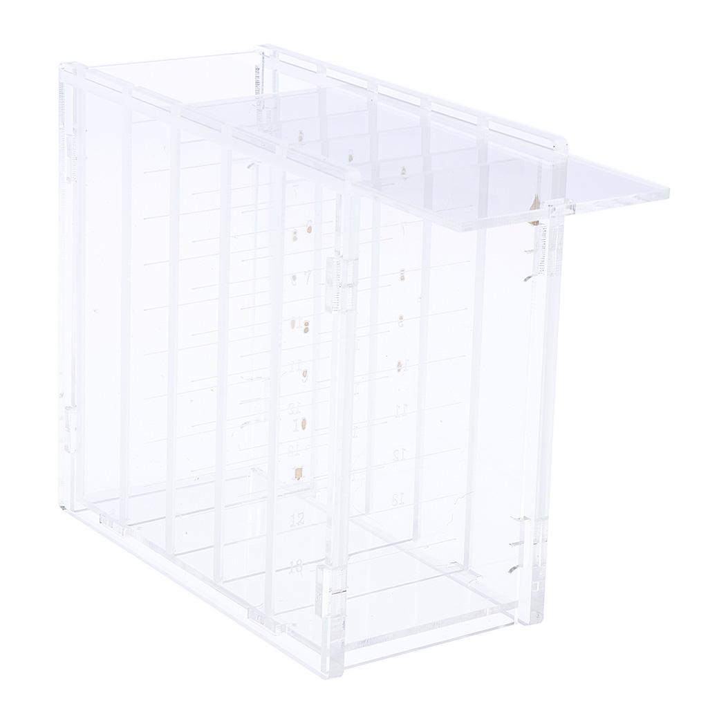 Acrylic 5 Layer False Eyelash Lash Storage Organizer Makeup glues Pallet Box