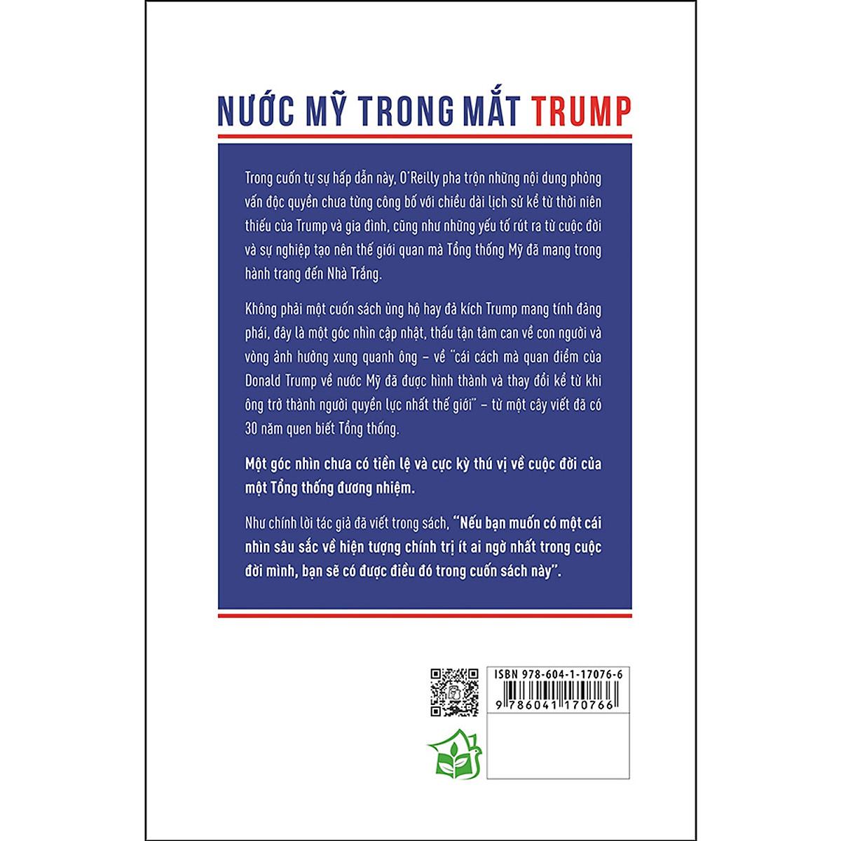 Sách - Nước Mỹ Trong Mắt Trump -NXB Trẻ