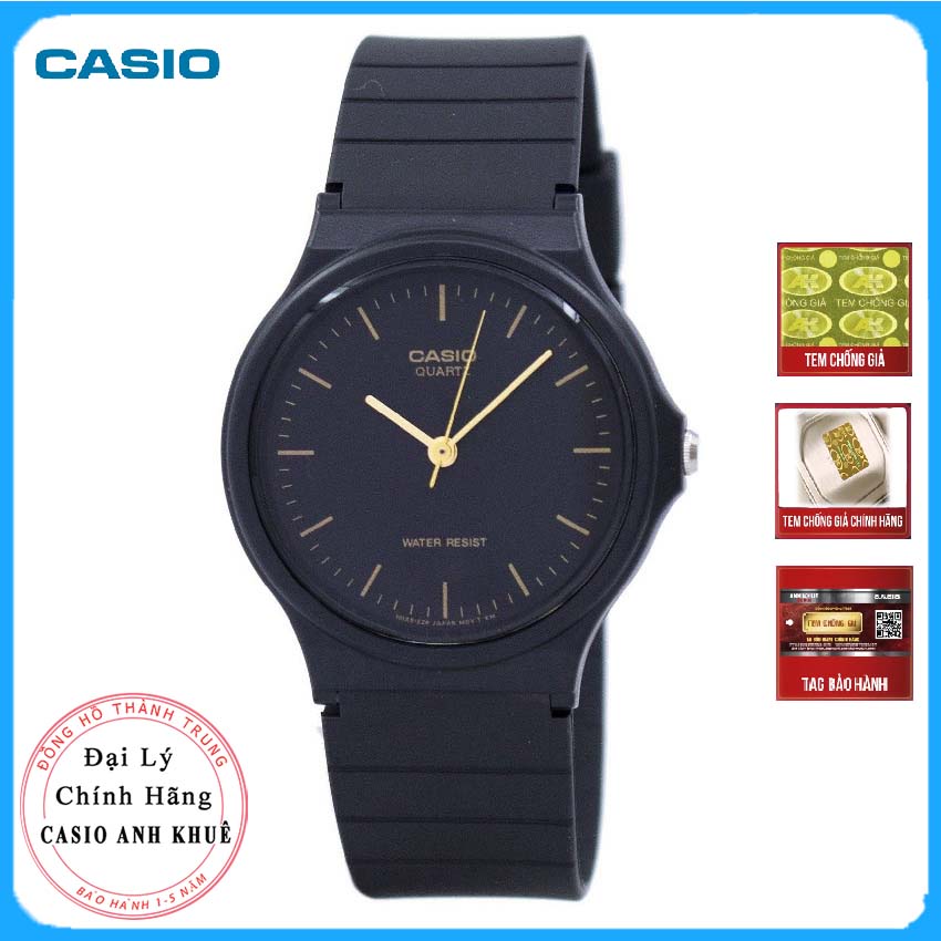 Đồng hồ Unisex Casio MQ-24-1ELDF dây nhựa