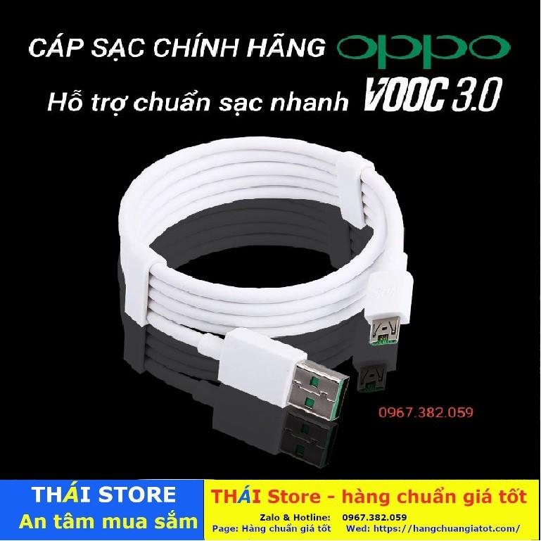 Bộ sạc Siêu nhanh dành cho OPPO R15 chính hãng, công suất 20W - VOOC 3.0, chân USB to Micro (mã SA08)- Bảo hành 6 tháng