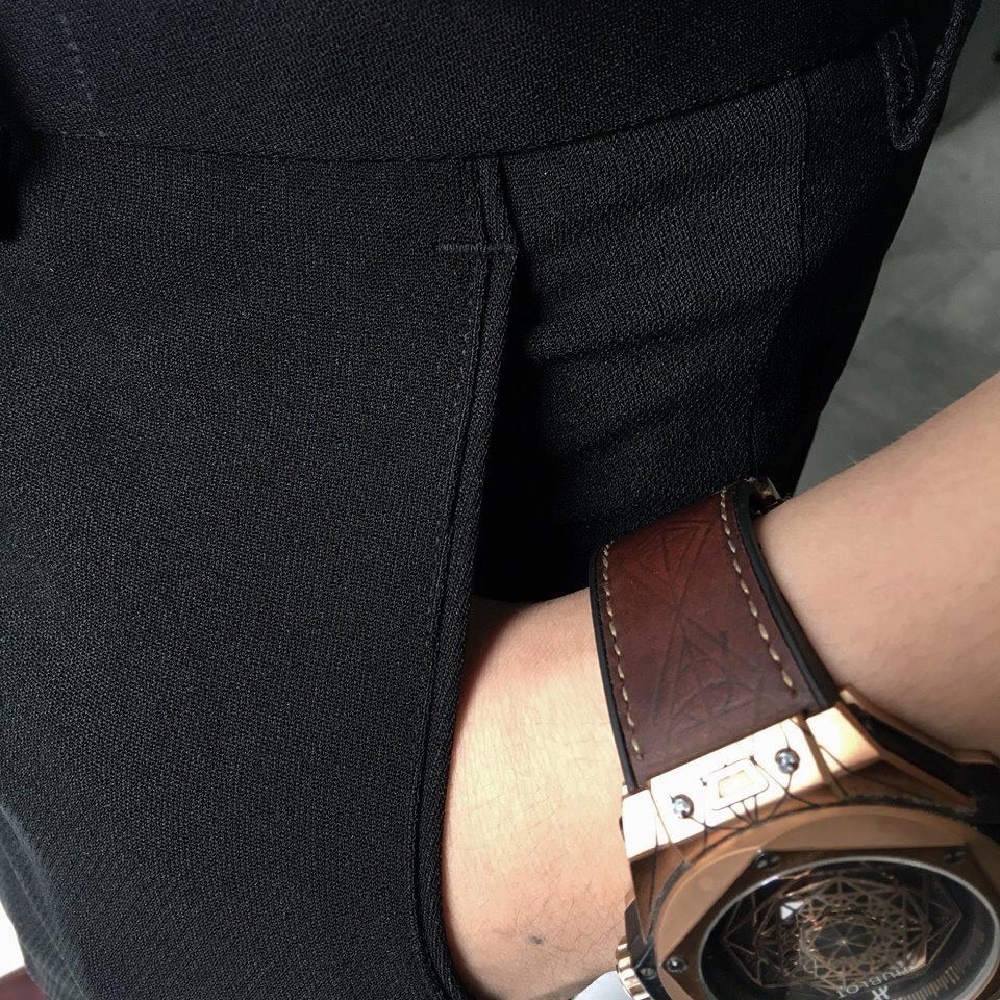 Quần âu nam dáng ôm co giãn nhẹ quần tây nam dáng ôm cao cấp - Xanh than - Size 34